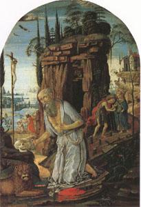 Jacopo di Arcangelo called jacopo del sellajo st Jerome in he Desert (mk05) oil painting picture